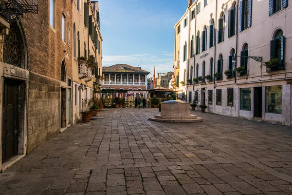 Vue Sur Place Campo Santa Sofia Venise Janvier 2018 Venise — Photo