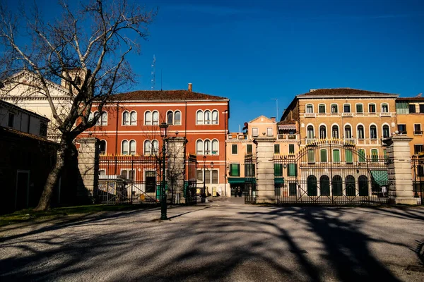 Palácios Veneza Janeiro 2018 Veneza Veneto Itália — Fotografia de Stock