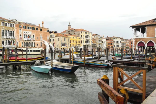 Вид Канал Венеції Серпня 2020 Венеція Італія — стокове фото