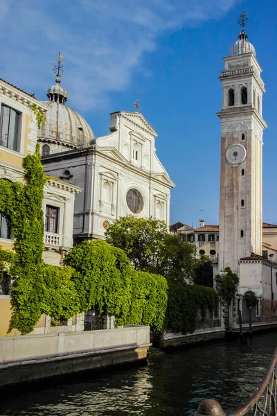Vista Sobre Igreja San Zaccaria Veneza Agosto 2017 Veneza Veneto — Fotografia de Stock