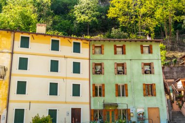 Valstagna 'nın saraylarına bakın. 9 Mayıs 2021 Valstagna, Vicenza