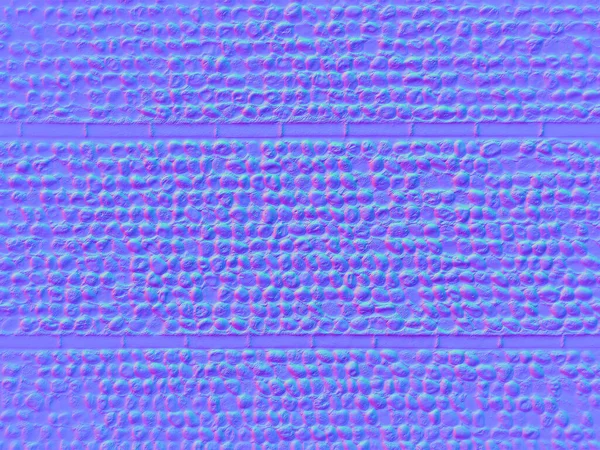 Stone Brick Wall Background Normal Map — 스톡 사진