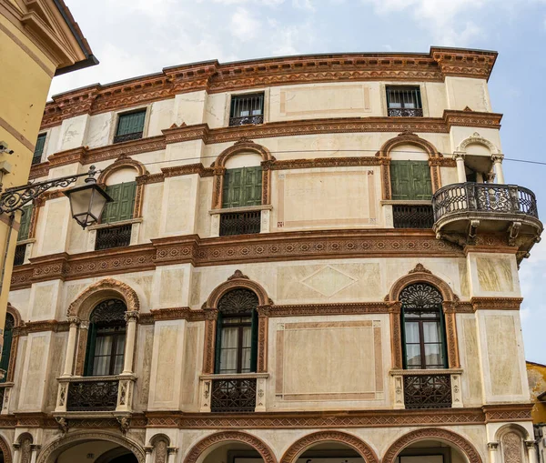Vista Sobre Antigo Palácio Cidade Bassano Vicenza Itália — Fotografia de Stock