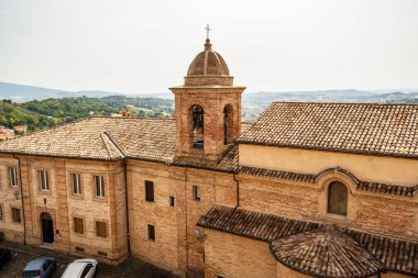 Offagna, Marche - İtalya kalesinden görüntü