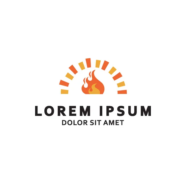 Klasik ızgara restoranı logo vektörü