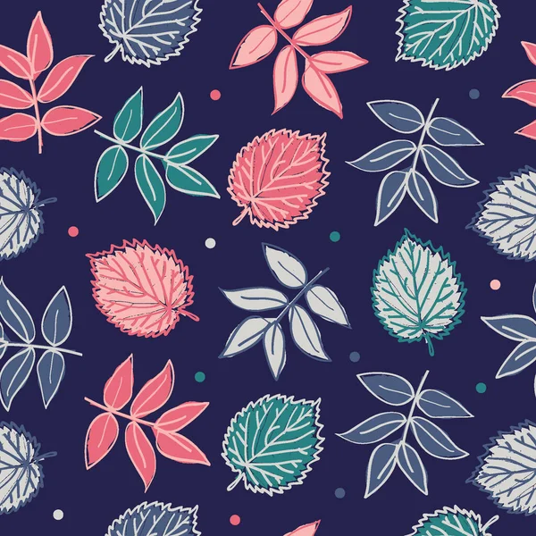 Kusursuz desenli batik süsü koyu mavi arkaplan