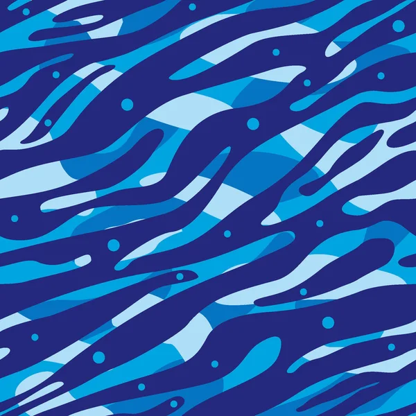 camouflage pattern with blue background