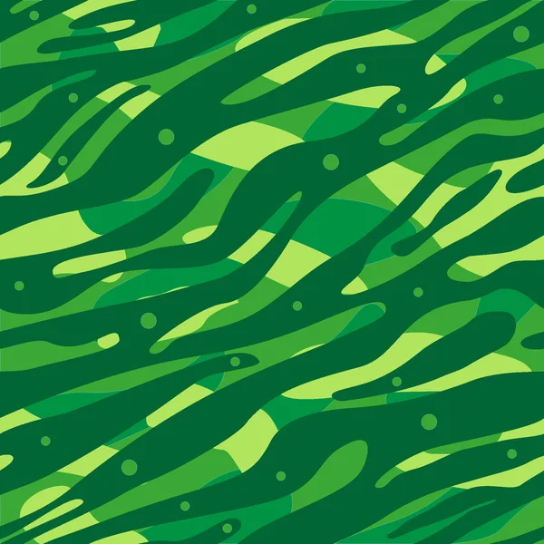Camouflage Pattern Green Background — Stock vektor