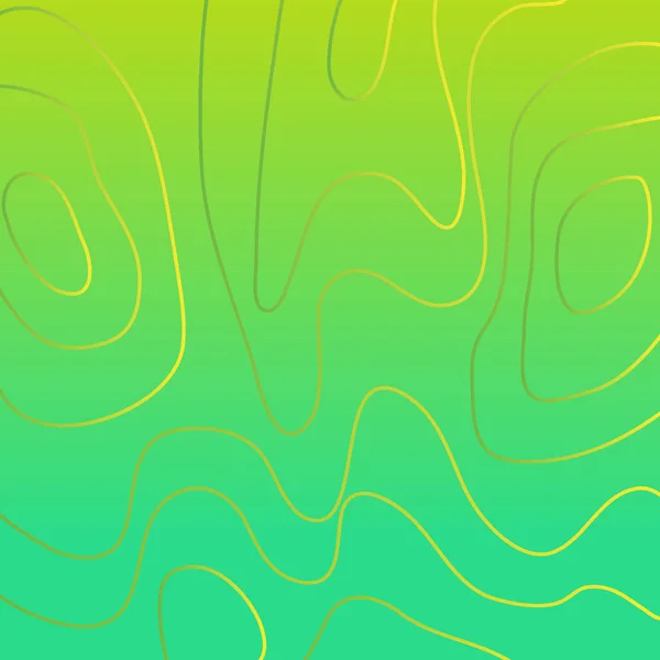 Abstrakt Grön Och Gul Bakgrund Form Med Gradering Linje Färger — Stock vektor