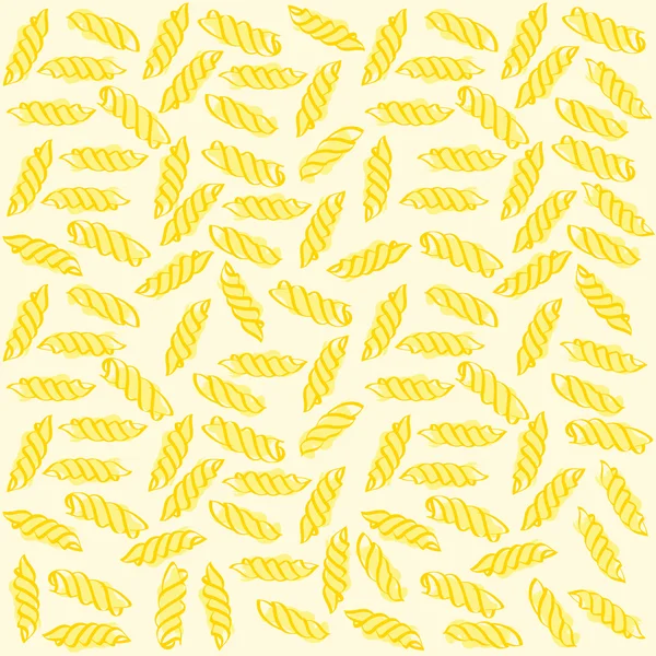 Fusilli Italian pasta Seamless pattern — Zdjęcie stockowe