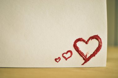 Kırmızı kalp aşk. Sanat oil(acryl) boyar. Sevgililer günü