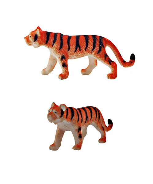 Изолированная тигровая игрушка — стоковое фото