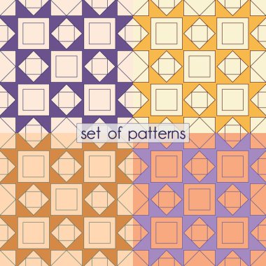 pürüzsüz desenlerin vektör kümesi