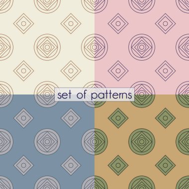 pürüzsüz desenlerin vektör kümesi