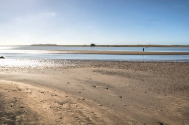 Mar Chiquita gölünde sahil, Arjantin