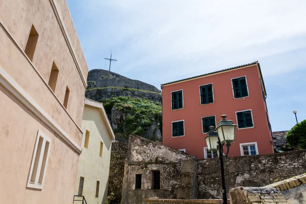 Innerhalb der alten Festung, Korfu, Griechenland — Stockfoto