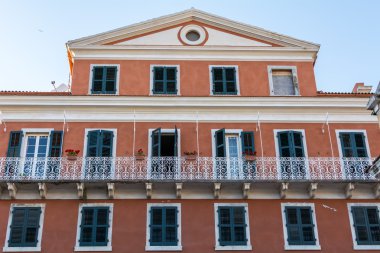 Bina eski kasaba Korfu, Yunanistan