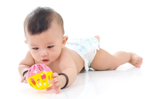 Asiático bebé chico — Foto de Stock