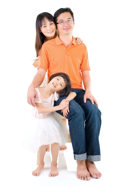 Happy asian family — Stock Photo, Image