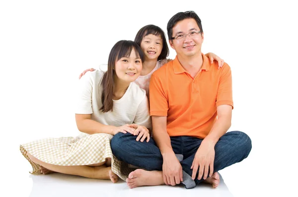 Happy asian family — Stock Photo, Image