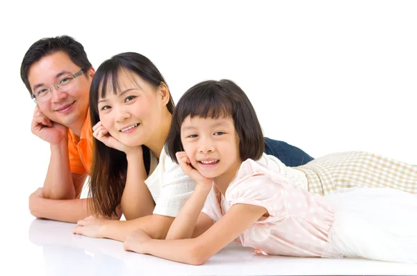 快乐的亚洲家庭 — 图库照片