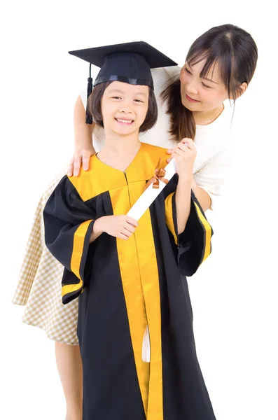 Азіатський випускний дитина — стокове фото