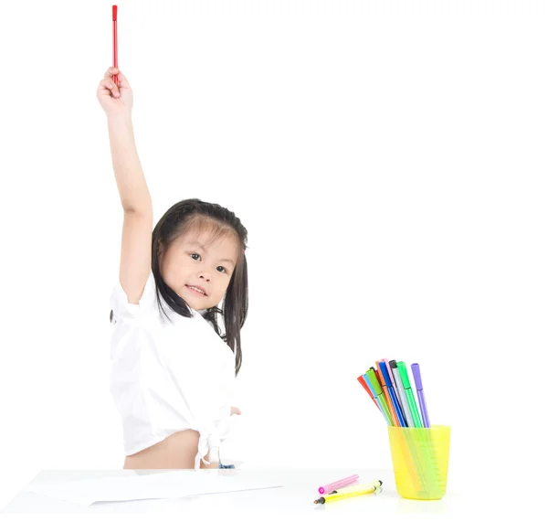 Menina asiática feliz — Fotografia de Stock