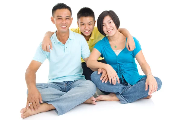 Happy asian family — Stock Photo, Image