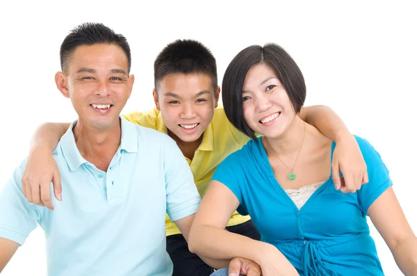 Boldog ázsiai család — Stock Fotó