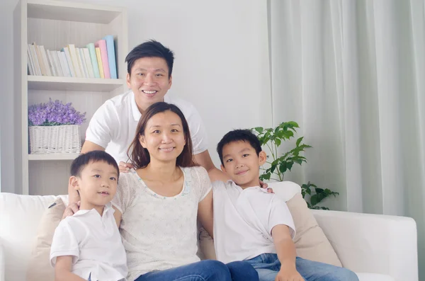 Asian mixed race family — Stock Photo, Image