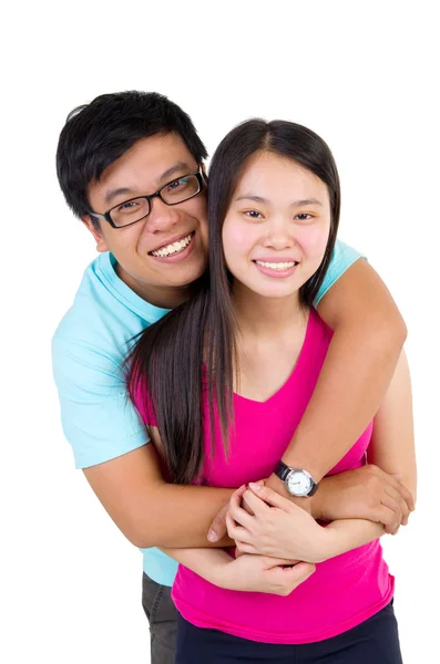 Asiática joven pareja — Foto de Stock