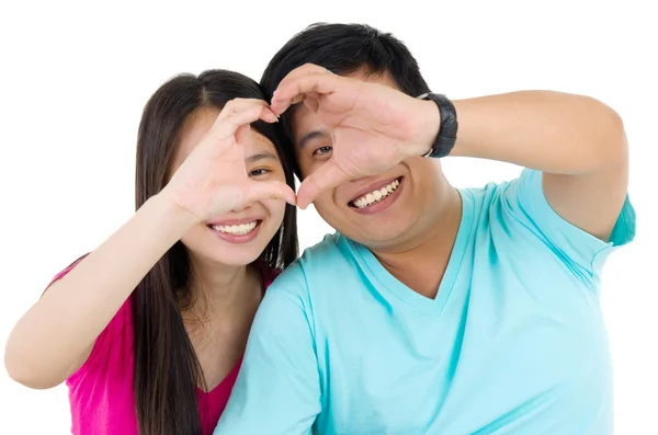 Asiático jovem casal — Fotografia de Stock