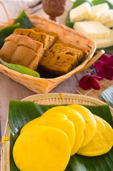 Různé dorty Tradisional Malajsie — Stock fotografie