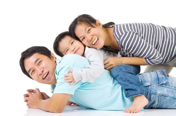 Happy asian family — Stock Photo, Image