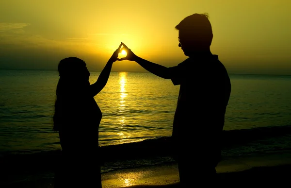 Asiatico matrimonio coppia — Foto Stock