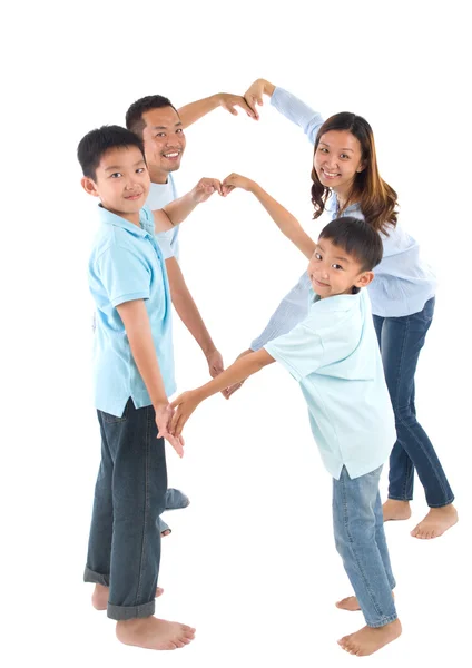 Asian family — Stock Photo, Image