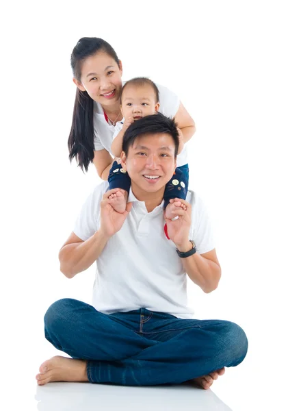 Азіатський сім'ї — стокове фото