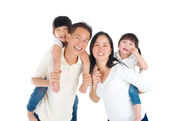 Familia asiática — Foto de Stock