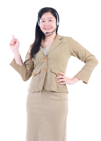 Красивая азиатская бизнесвумен — стоковое фото