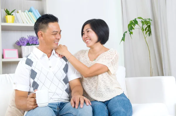 Família asiática feliz — Fotografia de Stock
