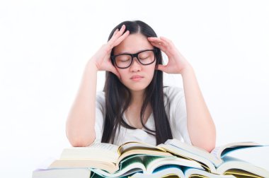 Asyalı öğrenci kız