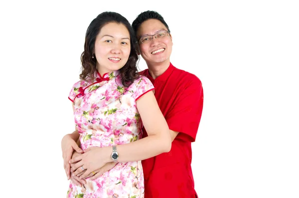 Szczęśliwa azjatycka para — Zdjęcie stockowe