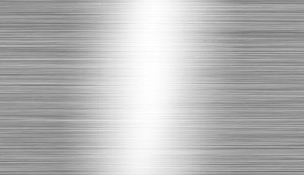 Brushed metal: steel or aluminum texture background — Stock Photo, Image