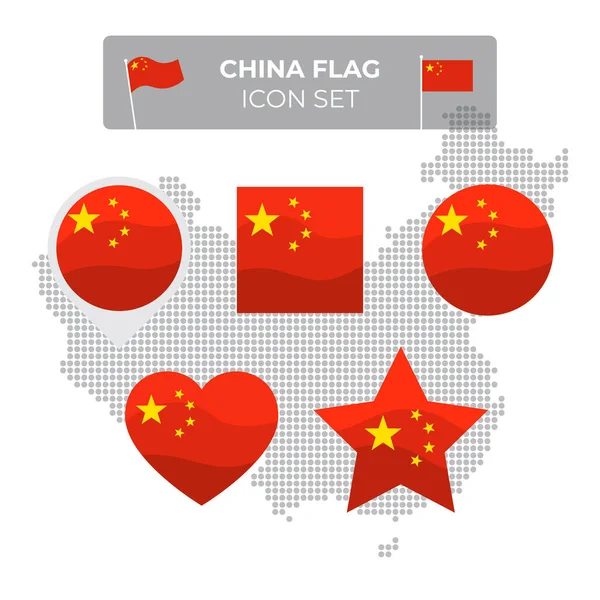 Chiny mapa flaga - векторные изображения, Chiny mapa flaga картинки ...