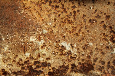Eski ve paslı metal tabakanın dokusu