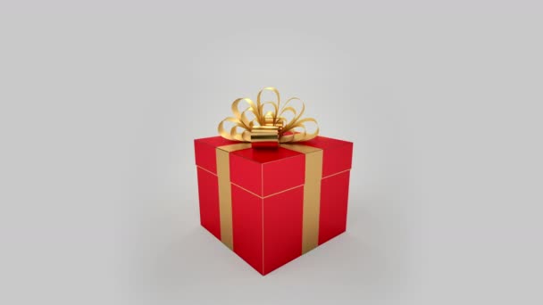 piros ajándék doboz-val megnyitása íj arany