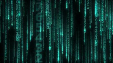 birçok parlak düşen satırlar basamak - sorunsuz döngü