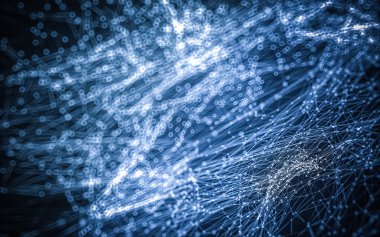 Soyut çokgen alanı düşük Poli 