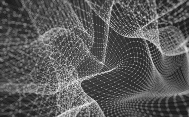 Soyut çokgen uzay düşük poligonal arkaplan 