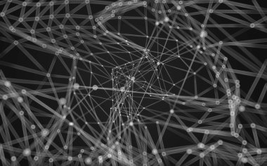 Soyut çokgen uzay düşük poligonal arkaplan 